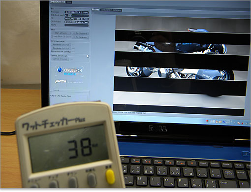 Core i3-2310M (2.1GHz, 3MB キャッシュ) を搭載