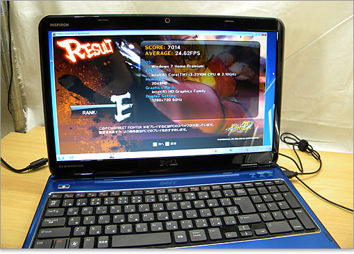 、Inspiron 15R（N5110）のグラフィックパフォーマンスをチェックします