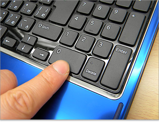 押しやすい0のキー。