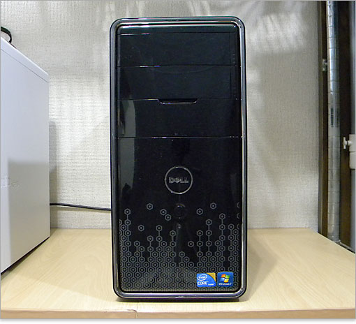Inspiron 580。Inspiron 620では前機種と基本的なデザインは変わっていません