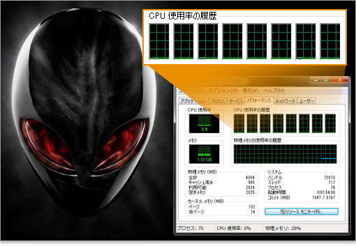 Alienware M15xにはCore i7-720QMを搭載しています
