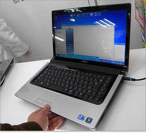 Core i7-720QM」を搭載した、15.6インチワイド光沢液晶ノートのStudio 15