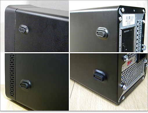 スタンドゴムは、4箇所設置されています。