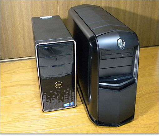 Inspiron 580とサイズ比較