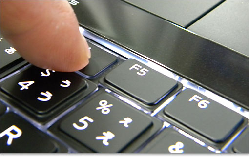 縦の長さが短めのファンクションキー