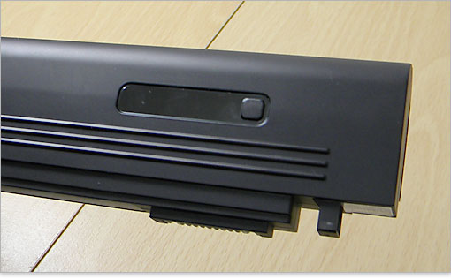 バッテリーの残量メーターが付いています。