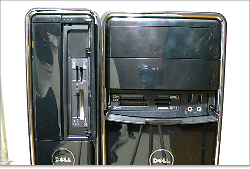 Inspiron 580s / 580、正面インターフェースの違い