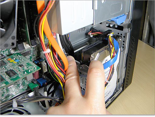 HDDを2台まで搭載