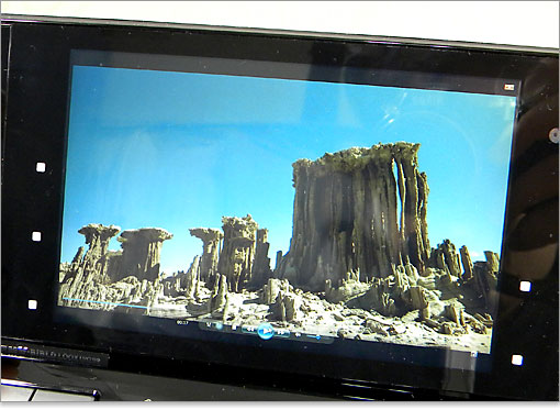 入ります。この写真は、マイクロソフトからダウンロードしたフルHD動画（1920×1080）を再生