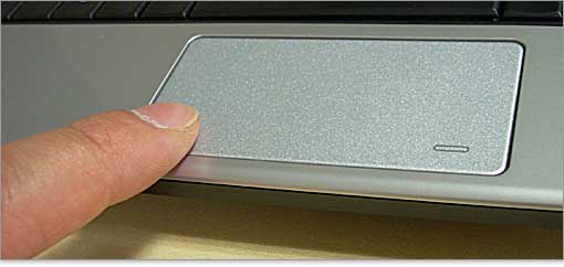 クリックボタンに位置する場所