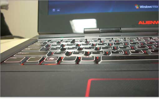 バックライトを赤