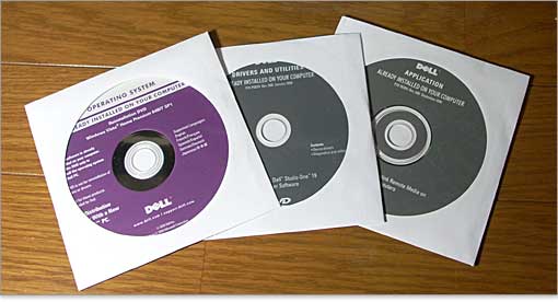 再インストールDVD