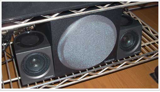 2.1chのスピーカー