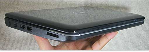 左側面を見たところ。