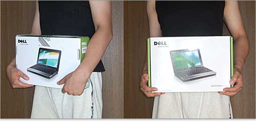 抱えてみるとこんな感じ。