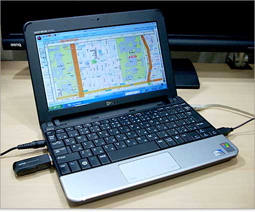 Inspiron MIni 10vで操作した感じ