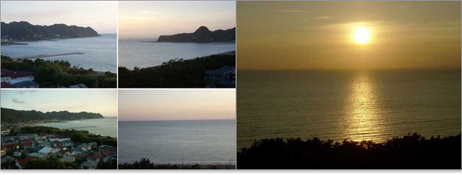 グランビュー岩井11階からのオーシャンビュー。