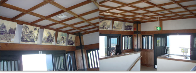 里見八犬伝の資料をみて天守台