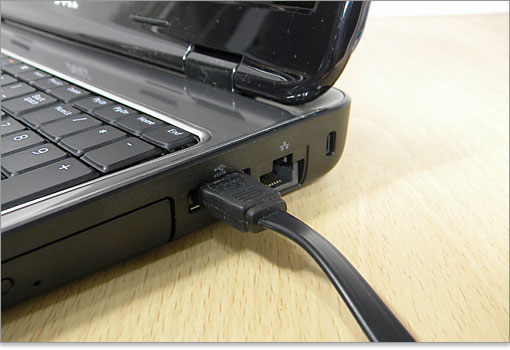 eSATA端子が装備