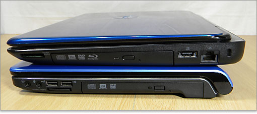 Inspiron 15には無かったeSATA端子を装備