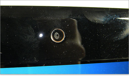 130万画素Webカメラを内蔵。 