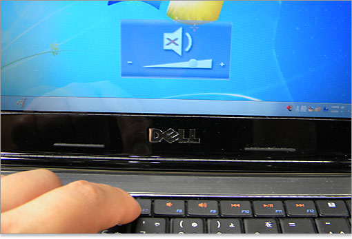 画面下にボリュームのパラメーター