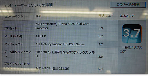 パフォーマンス・チェック