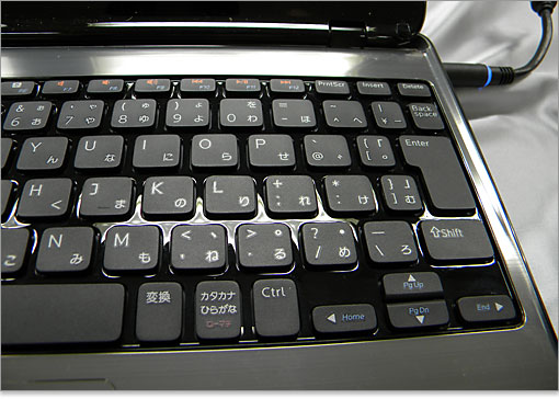 独立配置されたキー