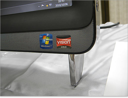 VISIONのブランドシール。