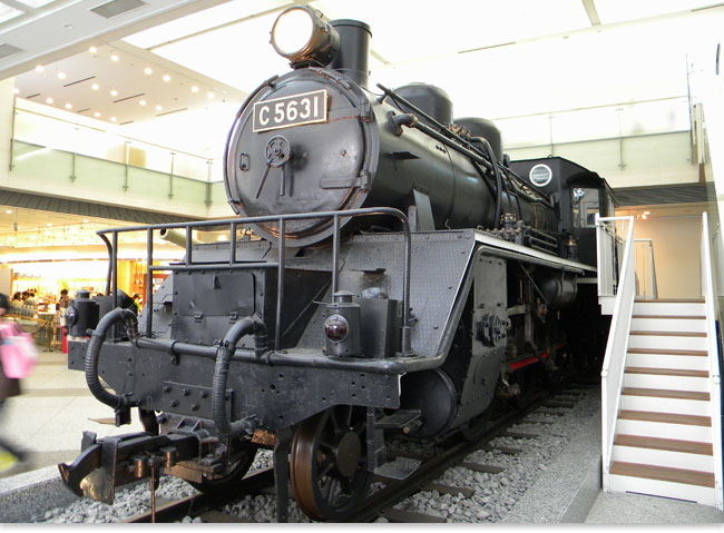 機関車が展示