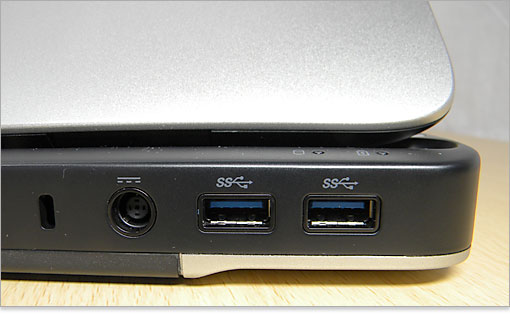 高速インターフェースのUSB3.0を2つ装備したことと