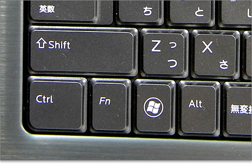 キーボード右下にあるFnキー