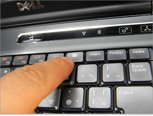 タッチパッドXPS 17