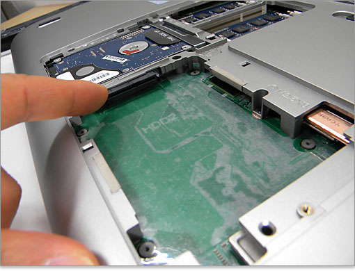 SATAコネクタに差込み