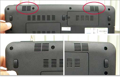 スピーカー部分。