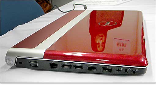 Studio XPS 16のインターフェース