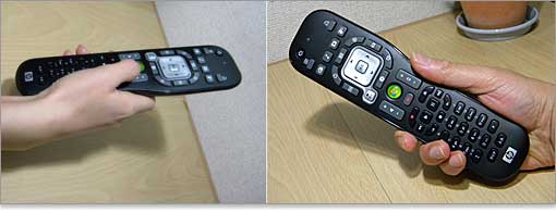 付属のリモコン使う