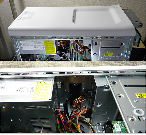 光学ドライブ近くにあるということで、おまけ。