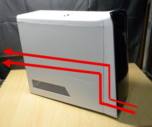 エアーフローは、このような流れです。