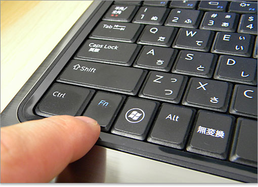Fnキー。