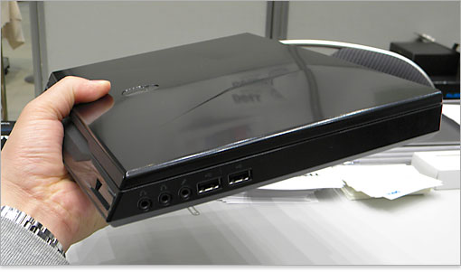 持ち運びにかさ張るほどではない