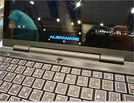 Alienwareの電光ロゴ