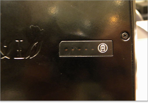 バッテリー残量メータ