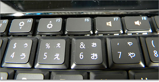 液晶バックライトの調節やワイヤレス切り替えなど