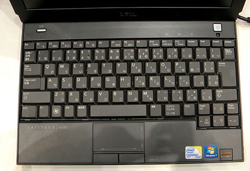 Latitude E4200レビュー、キーボード
