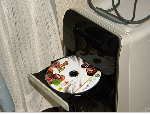 ストリートファイター4のDVDにて、インストール作業