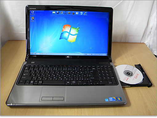 Inspiron 15にドライバをセット