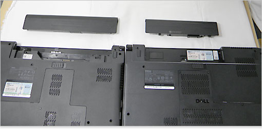 Inspiron 15で、右がStudio 15。