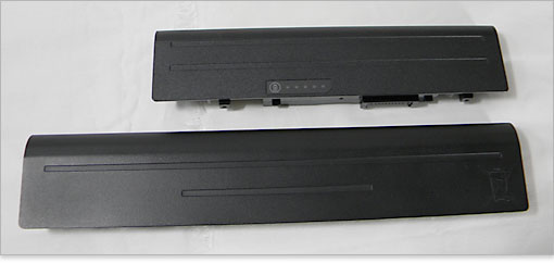 標準の6セルバッテリー