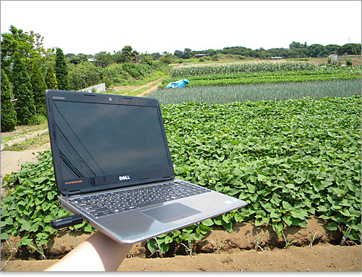 道なき道でも、GPSがあれば現在地を把握